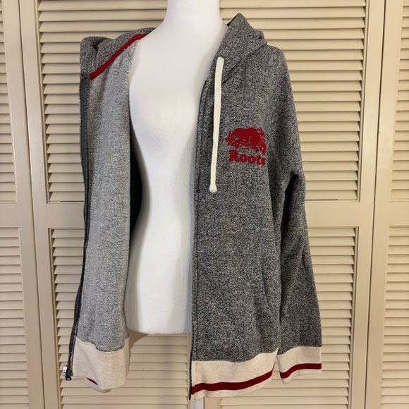 Roots Gray Hoodie XL Unisex - Picture 3 of 13